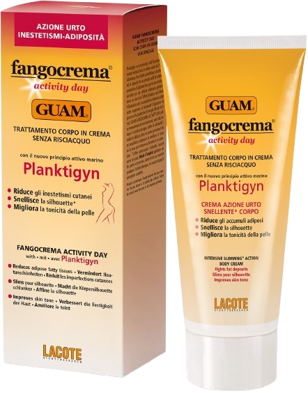 GUAM FANGOCREMA ACTIVITY DAY TRATTAMENTO CORPO CON PRINCIPIO ATTIVO PLANKTIGYN 200 ML - farmacia187.it