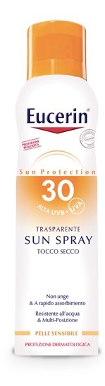 EUCERIN SUN SPRAY TOCCO SECCO SPF30 200 ML - farmacia187.it