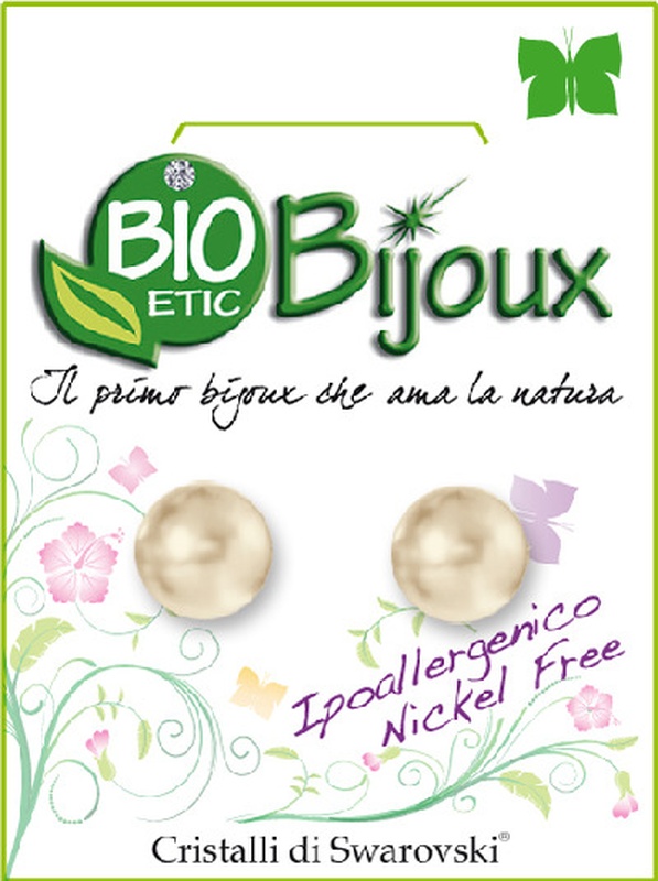 ORECCHINO PERLA 8MM CREAMROSE - farmacia187.it