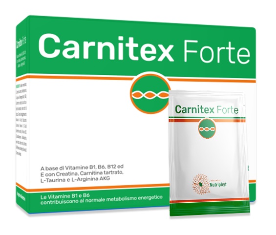 CARNITEX FORTE 20 BUSTINE 100 G - farmacia187.it