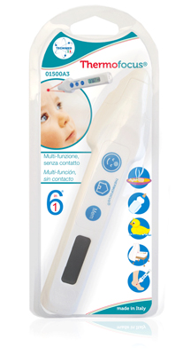 TERMOMETRO CLINICO A DISTANZA THERMOFOCUS 01500A3 NEW PACK IN BLISTER - farmacia187.it