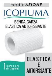 ICOPIUMA BENDA GARZA ELASTICA AUTOFISSANTE CM 4X4 MT - farmacia187.it