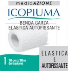 ICOPIUMA BENDA GARZA ELASTICA AUTOFISSANTE CM 10X20 MT - farmacia187.it