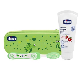 CHICCO SET DENTALE VERDE CON FLUORO - farmacia187.it