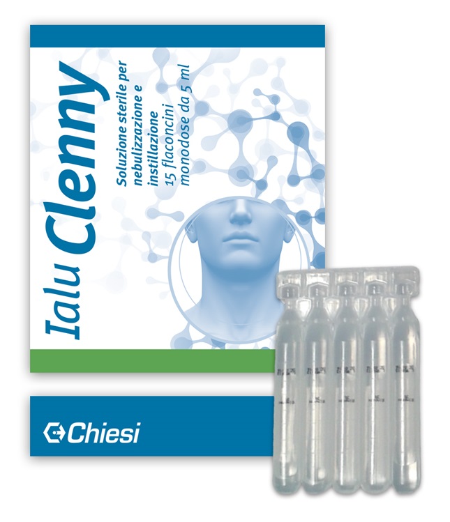IALU CLENNY 15 FLACONCINI 5 ML SOLUZIONE STERILE PER NEBULIZZAZIONE E INSTILLAZIONE CON ACIDO IALURONICO - farmacia187.it