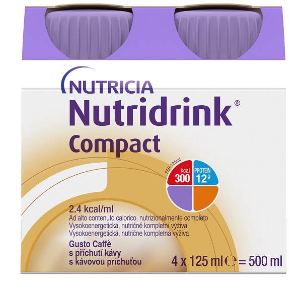 NUTRICIA NUTRIDRINK COMPACT GUSTO CAFFE' 4 BOTTIGLIE DA 125 ML - farmacia187.it