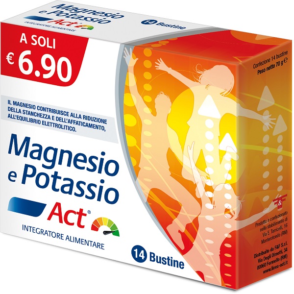 MAGNESIO E POTASSIO ACT 14 BUSTINE - farmacia187.it