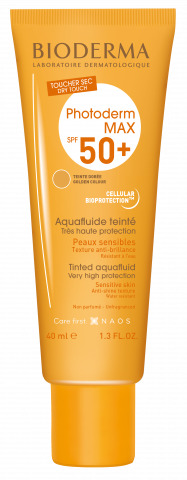 PHOTODERM MAX AQUAFLUIDE TINTED NP FLUIDO SOLARE SPF 50+ UVA 26 40 ML - farmacia187.it