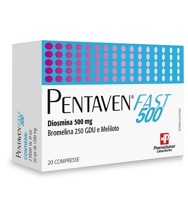 PENTAVEN FAST 500 20 COMPRESSE - farmacia187.it