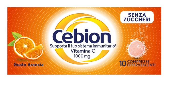 CEBION EFFERVESCENTE VIT C SENZA ZUCCHERO 10 COMPRESSE - farmacia187.it