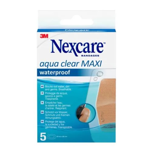 CEROTTO NEXCARE AQUA 360 60X89 MAXI 5 PEZZI - farmacia187.it
