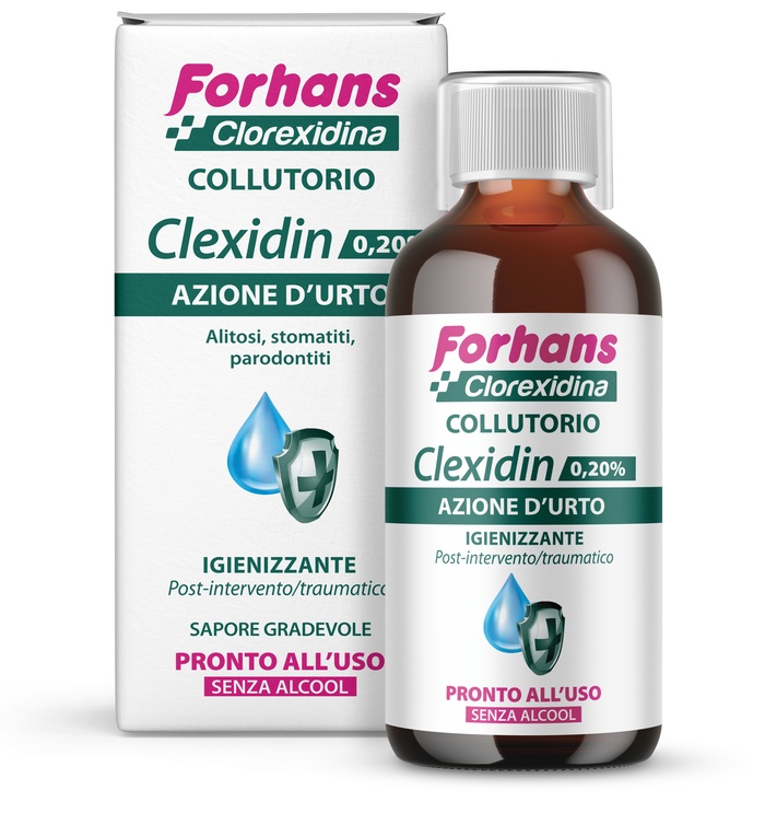 FORHANS CLEXIDIN 0,20 SENZA ALCOOL 200 ML - farmacia187.it