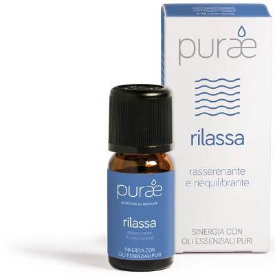 PURAE SINERGIA OLI ESSENZIALI RILASSA 10 ML - farmacia187.it