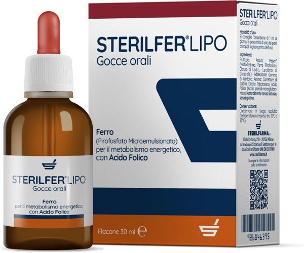 STERILFER LIPO GOCCE 30 ML - farmacia187.it