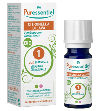 PURESSENTIEL CITRONELLA OLIO ESSENZIALE BIO 10 ML - farmacia187.it