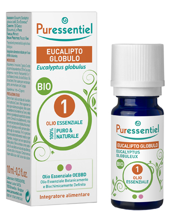 PURESSENTIEL EUCALIPTO GLOBULO OLIO ESSENZIALE BIO 10 ML - farmacia187.it