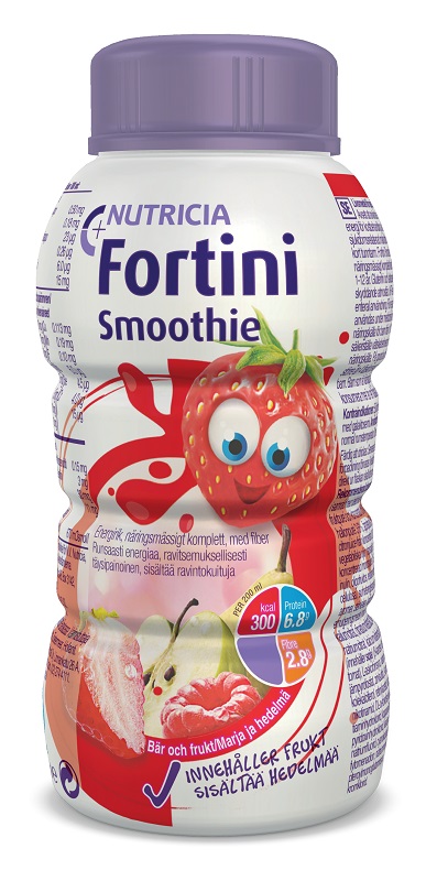 FORTINI SMOOTHIE MULTI FIBRE GUSTO FRUTTI ROSSI 200 ML - farmacia187.it