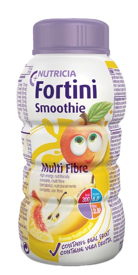 FORTINI SMOOTHIE MULTI FIBRE GUSTO FRUTTI GIALLI 200 ML - farmacia187.it