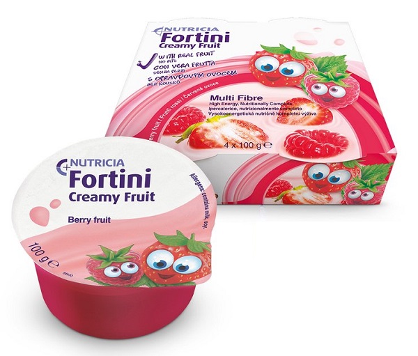 FORTINI CREAMY FRUIT MULTI FIBRE FRUTTI ROSSI 4X100 G - farmacia187.it
