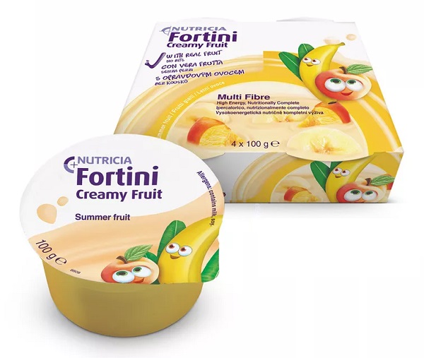 FORTINI CREAMY FRUIT MULTI FIBRE FRUTTI GIALLI 4X100 G - farmacia187.it