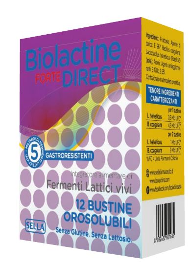BIOLACTINE FORTE DIRECT 12 BUSTINE - farmacia187.it