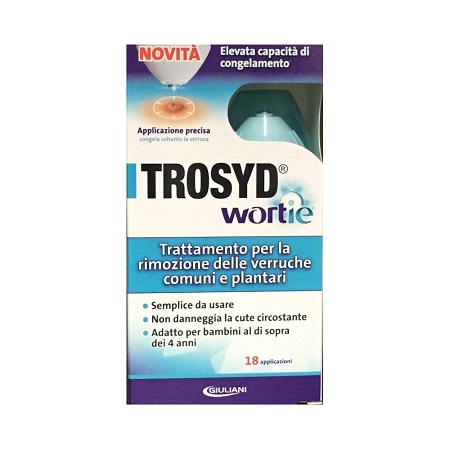 TROSYD WORTIE CRIOGENIZZANTE VERRUCHE COMUNI/PLANTARI 50 G - farmacia187.it