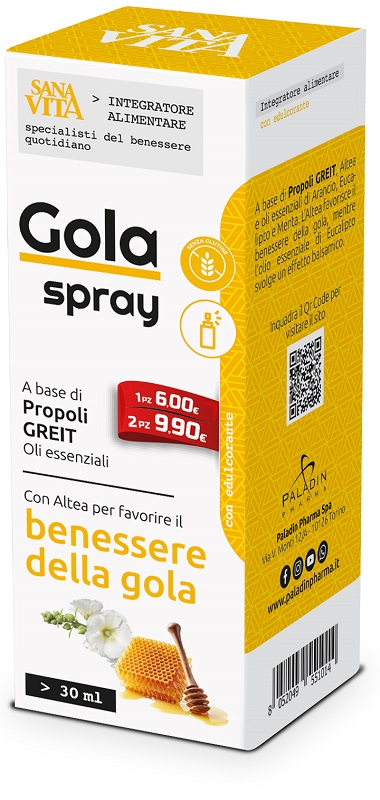 SANAVITA GOLA SPRAY 30 ML - farmacia187.it
