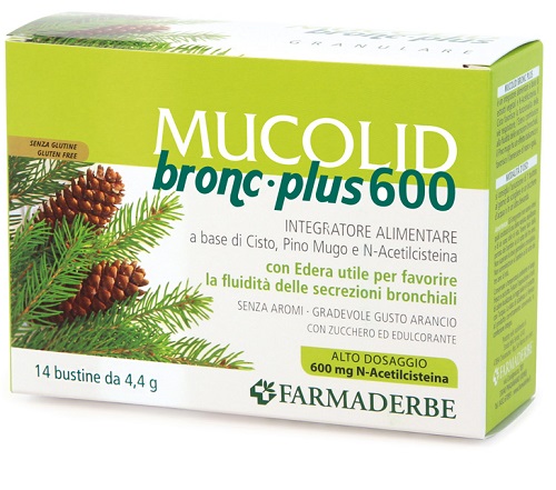 MUCOLID BRONC PLUS 600 14 BUSTINE - farmacia187.it