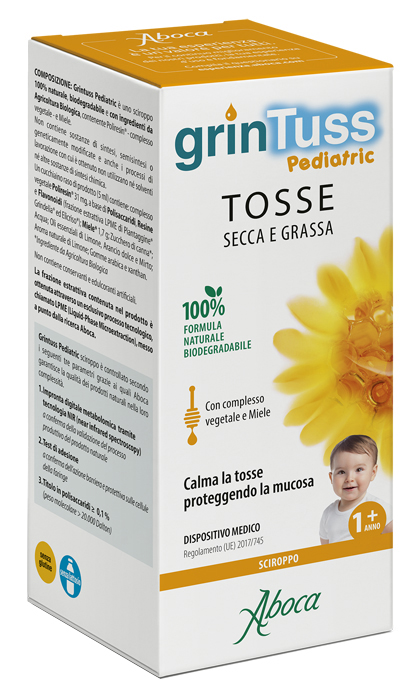 GRINTUSS PEDIATRIC - Sciroppo Tosse Grassa/Mista 180g - farmacia187.it