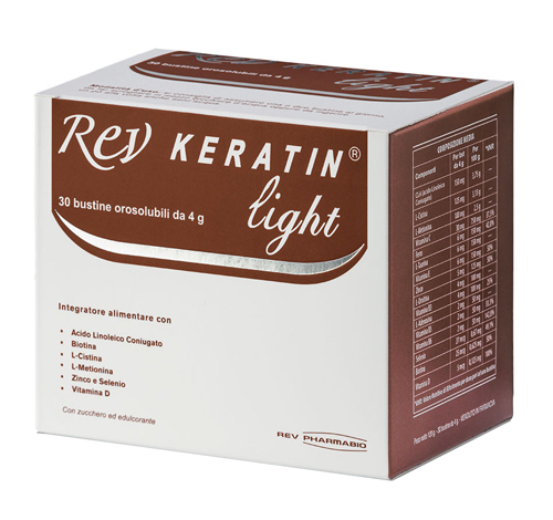 REV KERATIN LIGHT 30 BUSTE 120 G - farmacia187.it