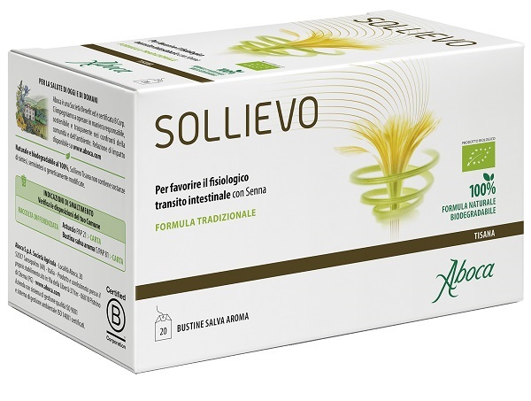 SOLLIEVO TISANA BIO 20 FILTRI DA 2,2 G - farmacia187.it