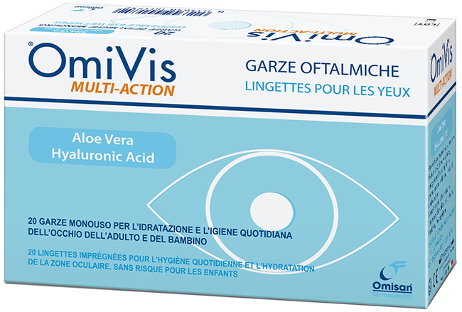 GARZE OFTALMICHE OMIVIS 20 PEZZI - farmacia187.it