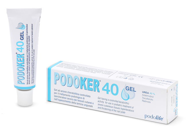 PODOKER 40 GEL AZIONE CHERATOLITICA TUBO DA 30 ML CON APPLICATORE - farmacia187.it