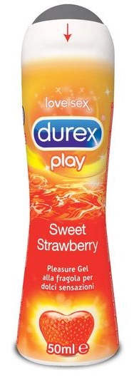 DUREX FRAGOLA GEL LUBRIFICANTE 50 ML - farmacia187.it