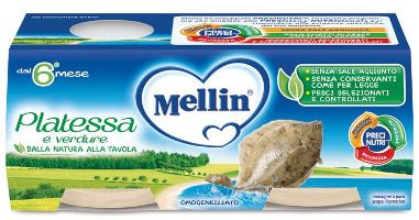 MELLIN OMOGENEIZZATO PLATESSA 2X80 G - farmacia187.it