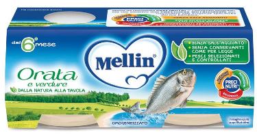 MELLIN OMOGENEIZZATO ORATA 2X80 G - farmacia187.it