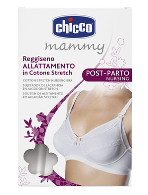 CHICCO MAMMY REGGISENO COTONE ALLATTAMENTO BIANCO 4C - farmacia187.it