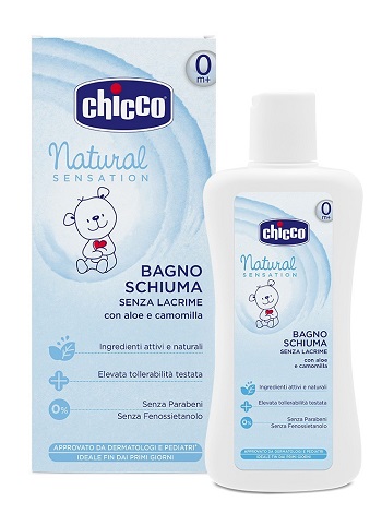 CHICCO BAGNOSCHIUMA NATURAL SENSATION 500 ML - farmacia187.it