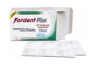 FORDENT PLUS 60 COMPRESSE CONCENTRATE PER DENTIERE E APPARECCHI ORTODONTICI - farmacia187.it