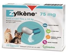 ZYLKENE CANI E GATTI FINO A 10KG 20 CAPSULE 75 MG - farmacia187.it