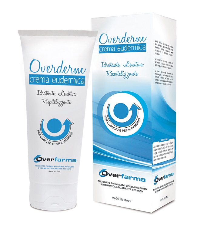 OVERDERM CREMA EUDERMICA IDRATANTE LENITIVA PER ADULTI E BAMBINI 75 ML - farmacia187.it