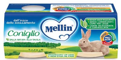 MELLIN OMOGENEIZZATO CONIGLIO 2 X 80 G - farmacia187.it