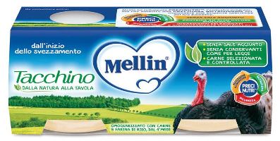 MELLIN OMOGENEIZZATO TACCHINO 2 X 80 G - farmacia187.it