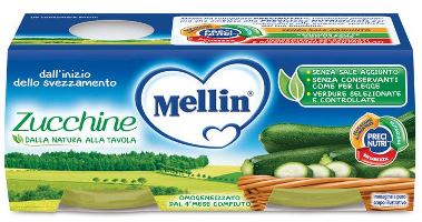 MELLIN OMOGENEIZZATO ZUCCHINE 2 X 80 G - farmacia187.it