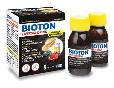 BIOTON ENERGIA DRINK 4 FLACONCINI X 50 ML - farmacia187.it