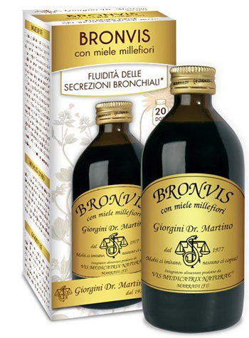 BRONVIS CON MIELE MILLEFIORI 200 ML - farmacia187.it