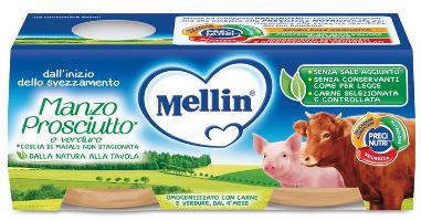 MELLIN OMOGENEIZZATO MANZO PROSCIUTTO CON VERDURE - farmacia187.it