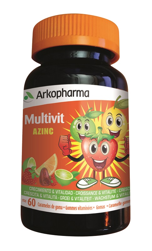 ARKOVITAL MULTIVIT AZINC 60 CARAMELLE GOMMOSE ALLA FRUTTA - farmacia187.it