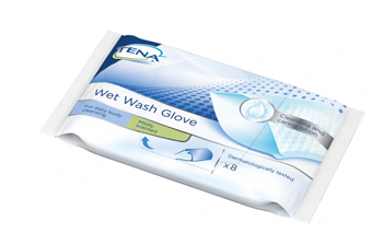 TENA WET WASH GLOVE GUANTO DETERGENTE UMIDIFICATO 8 PEZZI - farmacia187.it