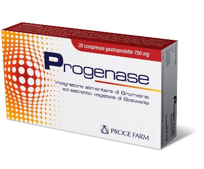 PROGENASE 20 COMPRESSE GASTROPROTETTE - farmacia187.it